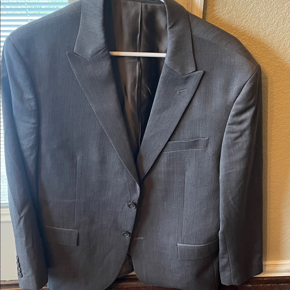 Men's Grey Blazer Egara Size 42 Short